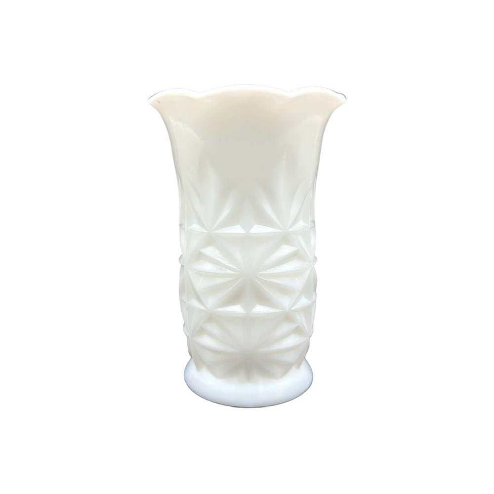 Vintage Hazel Atlas Milk Glass Vase